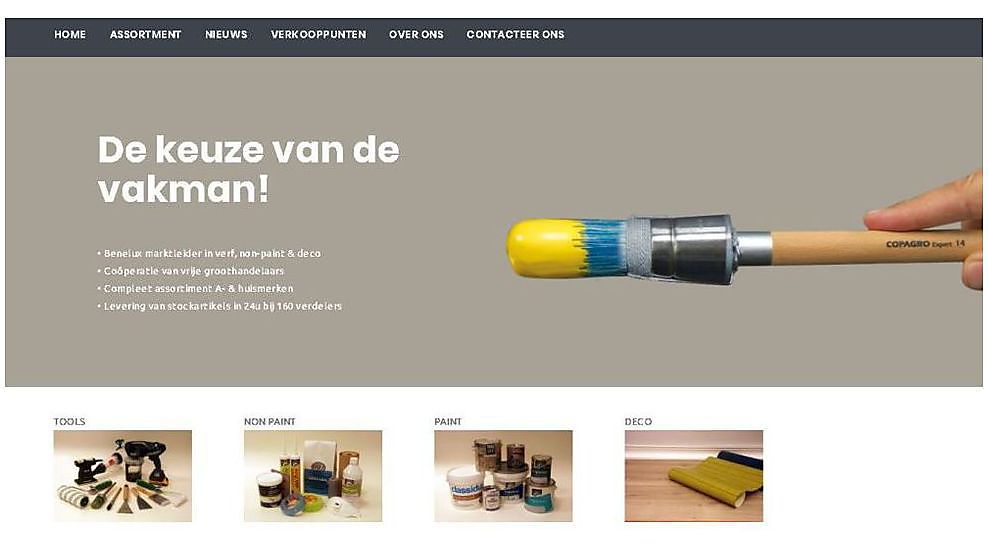 Nieuwe website Copagro