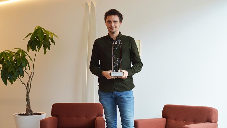 Généreux Oushoorn élu Jeune Entrepreneur Flamand 2020
