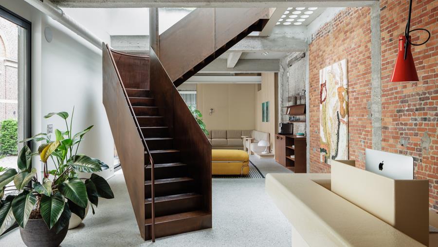 Dokterspraktijk met bakken stijl