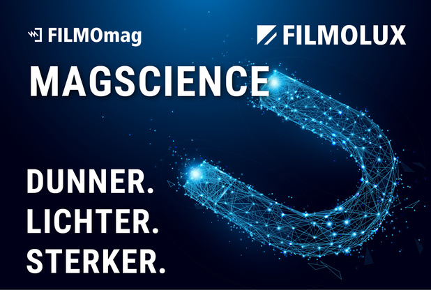 Nieuw bij FILMOLUX: LUXmag DM® Magscience magneetfolies
