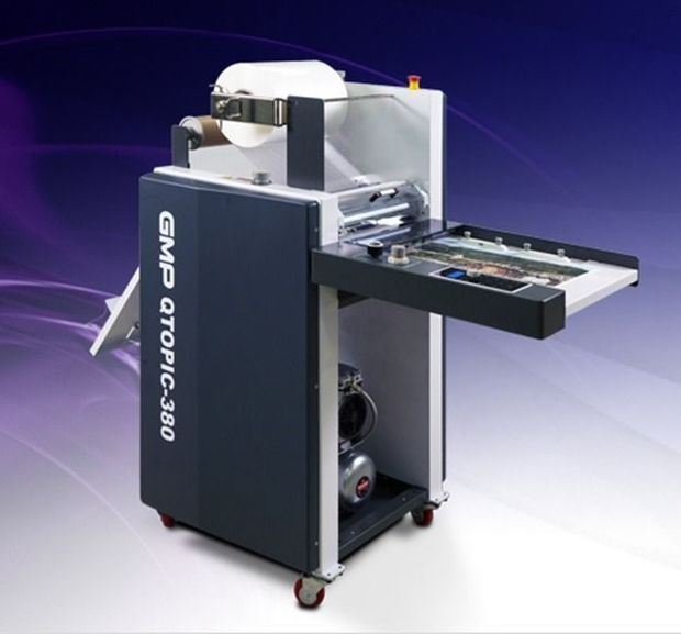 Pelliculeertoestel GMP Qtopic 380: Maximum aan applicaties, klein budget