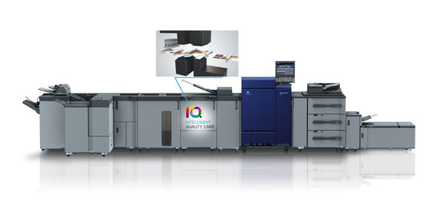 Kunstmatige intelligentie in de drukproductie met de Konica Minolta IQ-501 Intelligent Quality Care