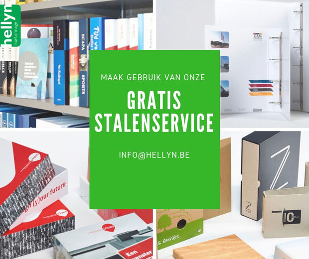 STALENSERVICE bij Hellyn Kartonnage: Toon aan je klant het juiste model