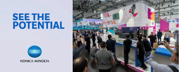 Une approche unique et des résultats exceptionnels pour Konica Minolta à la drupa