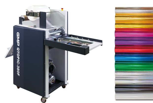 PELLICULEUSE GMP QTOPIC-380 F : le couteau suisse du pelliculage à haute valeur ajoutée !