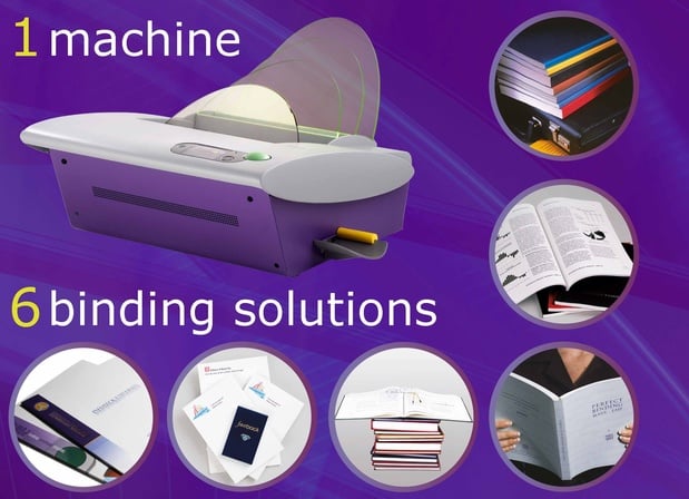 GMP Bibliofilm Reliez à la demande de 2 à 350 feuilles avec la Fastback 20