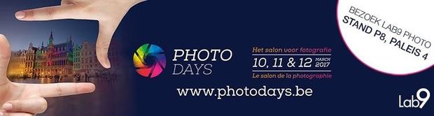 Visitez gratuitement le stand de Lab9 Photo aux Photo Days à Brussels Expo