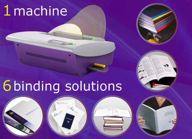 GMP Bibliofilm Reliez à la demande de 2 à 350 feuilles avec la Fastback 20