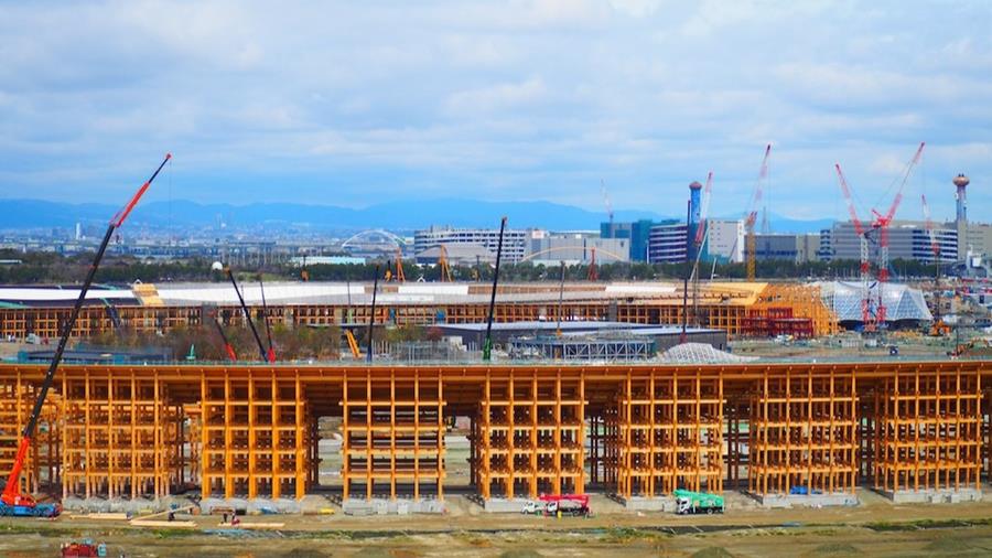Fukushima-hout gebruikt in grootste houten structuur ter wereld