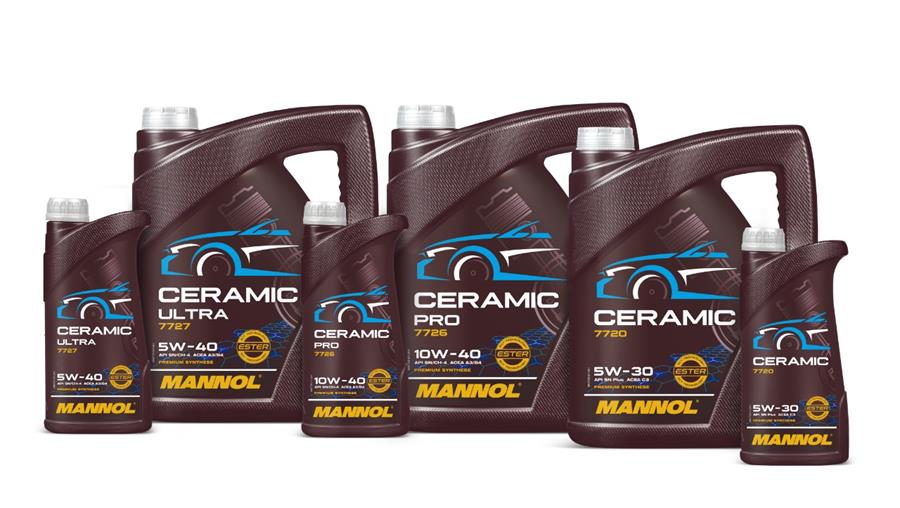 Nouvelles huiles MANNOL Ceramic pour moteurs modernes et puissants