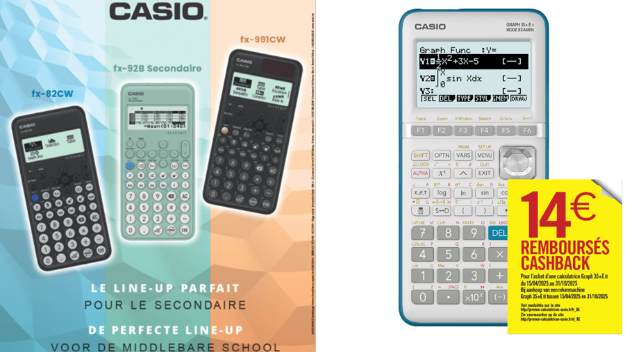 Casio: adoptez la famille ClassWiz !