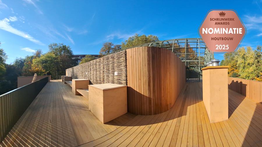Duurzaam houtwerk voor moerasbiotoop in ZOO Antwerpen
