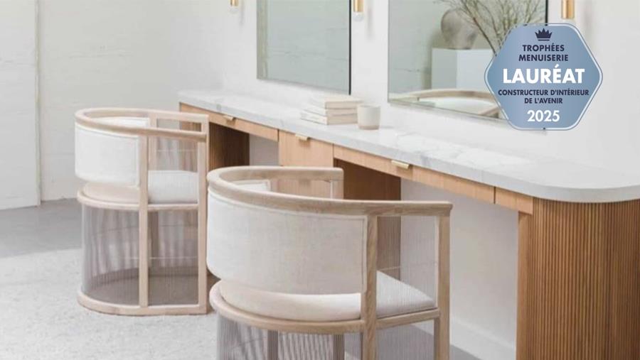 Artisanat sur mesure pour un salon de coiffure élégant