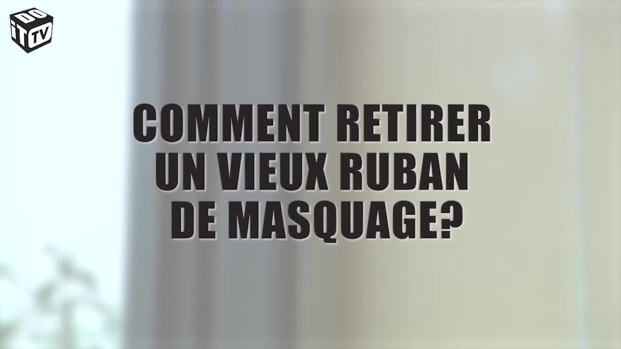 Comment enlever l'ancien ruban de peintre?